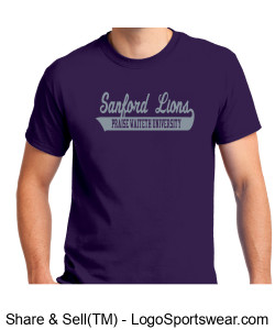 Sanford Lions Purple Design Zoom