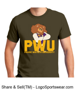 Olive Tee PWU Design Zoom