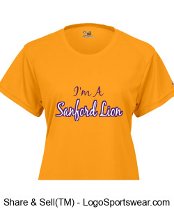 Sanford Lion Tee Gold Design Zoom